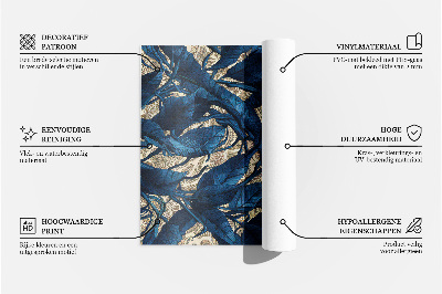 Covor interior din vinil Bej în imitație de țesătură cu linii boho