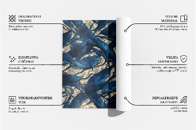 Covor interior din vinil Bej în imitație de țesătură cu linii boho