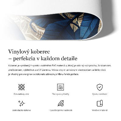 Covor de vinil Gri în imitație de țesătură cu linii boho