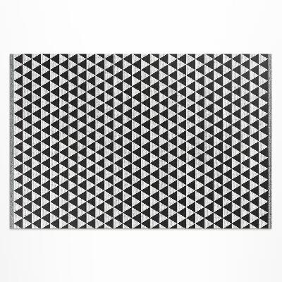 Covor interior din vinil Triunghi geometric model imitație țesătură