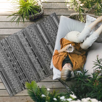 Covor interior din vinil Imitație textilă romboizi mici