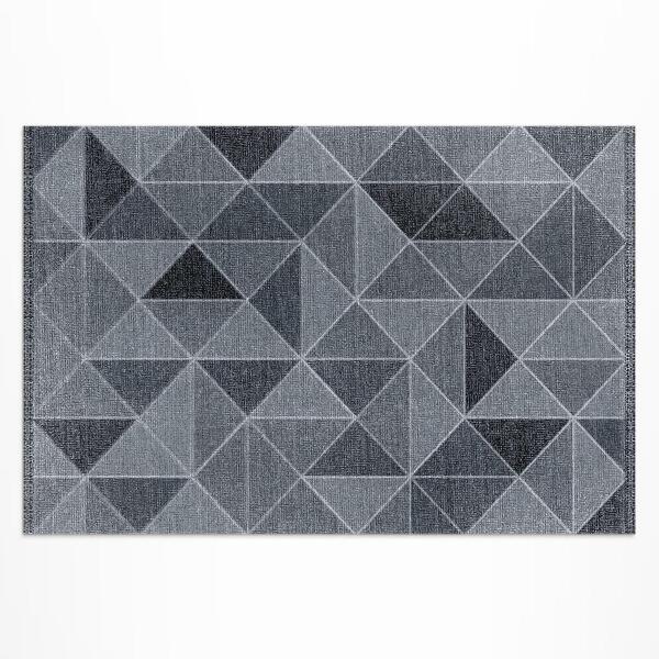 Covor de vinil acasă Imitație textilă abstracție geometrică
