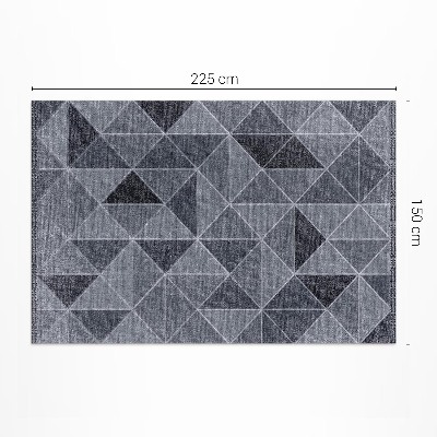 Covor de vinil acasă Imitație textilă abstracție geometrică