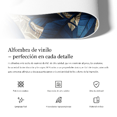Covor de vinil acasă Imitație textilă abstracție geometrică