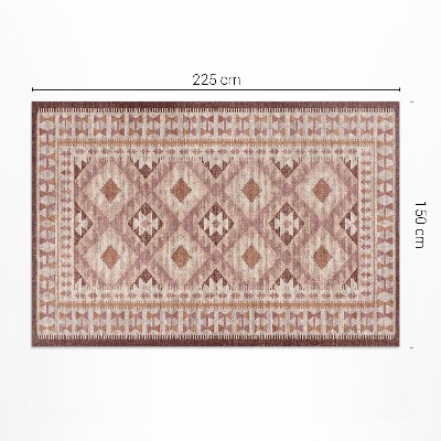 Covor de vinil Imitație textilă decorativă cu design vintage