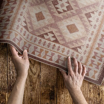 Covor de vinil Imitație textilă decorativă cu design vintage