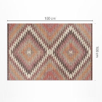 Covor de vinil acasă Țesătură de imitație decorativă cu model turcesc