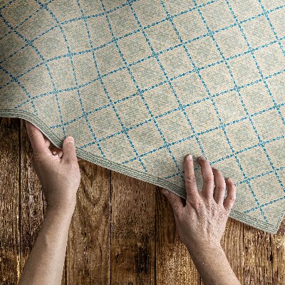 Covor de vinil Linii geometrice imitație textilă