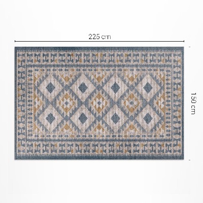 Covor interior din vinil Imitație textilă decorativă cu design retro