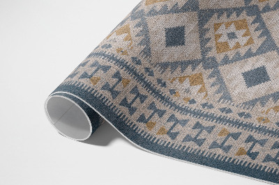 Covor interior din vinil Imitație textilă decorativă cu design retro
