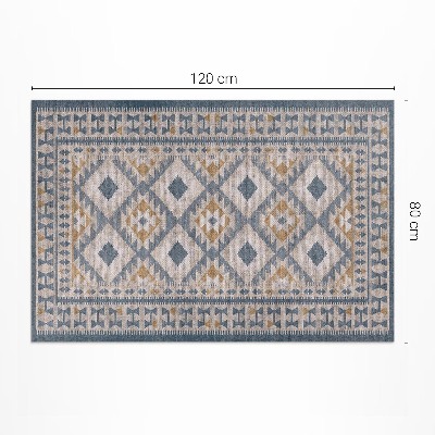 Covor interior din vinil Imitație textilă decorativă cu design retro