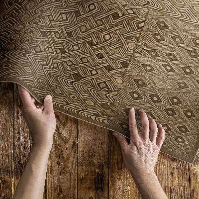 Covor de vinil Design tribal imitație țesătură