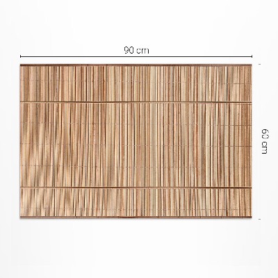 Covor de vinil acasă Decor din lemn cu stuf
