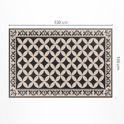 Covor interior din vinil Plăci spaniole mozaic elegant