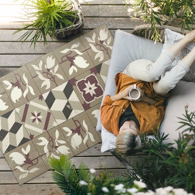 Covor de vinil Placi Magnolia mozaic decorativ