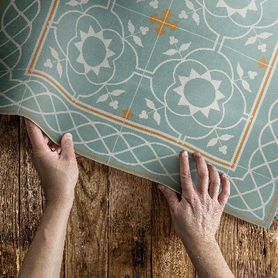 Covor de vinil acasă Plăci decorative cu simetrie de epocă