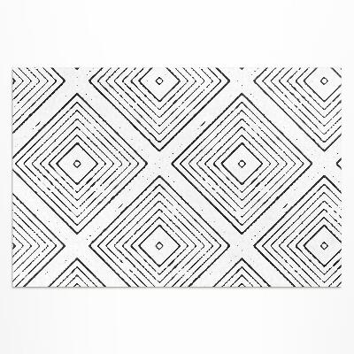 Covor interior din vinil Pătrate regulate model boho