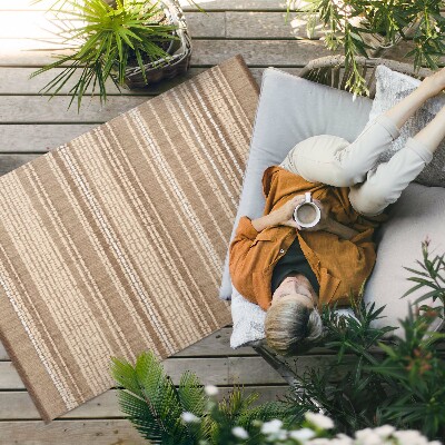 Covor interior din vinil Model de țesătură maro în stil boho vintage
