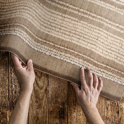 Covor interior din vinil Model de țesătură maro în stil boho vintage