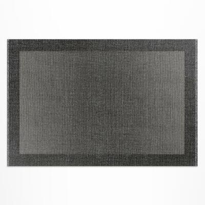 Covor de vinil acasă Cadru gri model clasic de țesătură