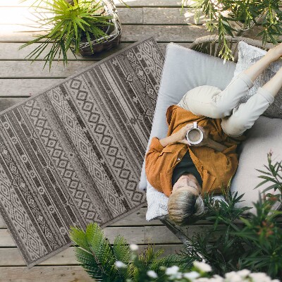 Covor de vinil acasă Modele indiene imitație textilă