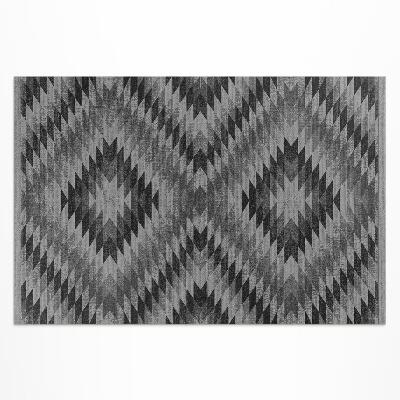 Covor interior din vinil Imitație țesătură paralelograme întunecate