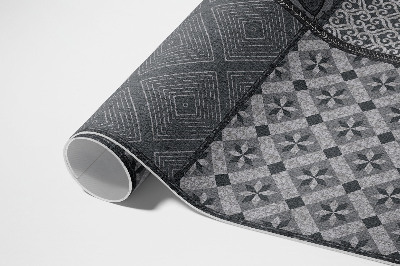 Covor de vinil Amestec de diferite modele de imitații textile