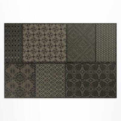 Covor de vinil Amestec de mai multe modele de imitații textile