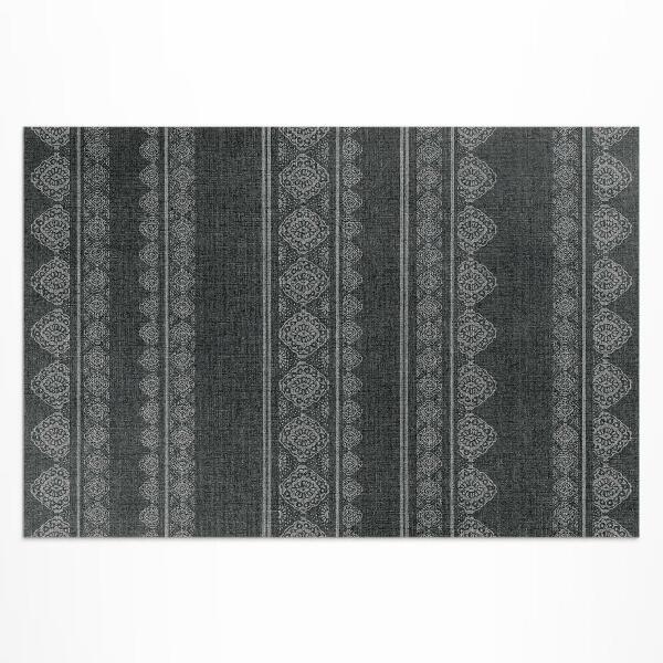 Covor de vinil Imitație de țesătură cu romburi orientale