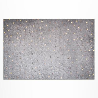 Covor de vinil acasă Puncte luminoase și întunecate pe textura gri