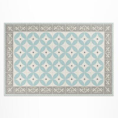 Covor interior din vinil Mozaic cu dale și cercuri pastel trendy