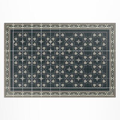 Covor de vinil acasă Mozaic vechi cu stele geometrice