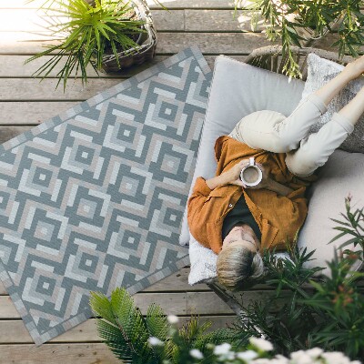 Covor interior din vinil Geometrie aztecă model boho vintage