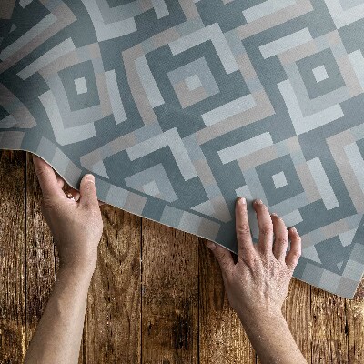 Covor interior din vinil Geometrie aztecă model boho vintage