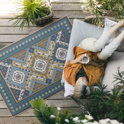 Covor de vinil acasă Design marocan ornament geometric