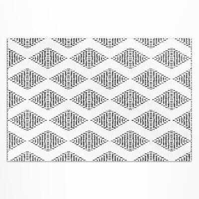 Covor interior din vinil Model indian geometric romboidal
