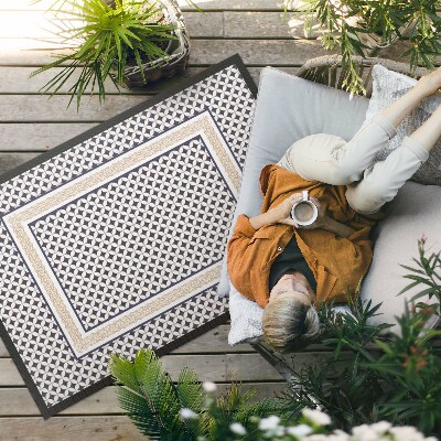 Covor interior din vinil Mozaic elegant în carouri geometrice