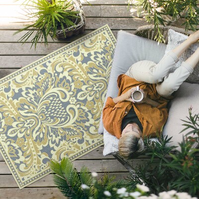 Covor de vinil acasă Ornament floral exotic