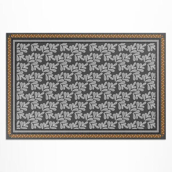 Covor interior din vinil Plaid floral motiv floral