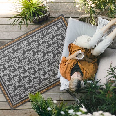 Covor interior din vinil Plaid floral motiv floral