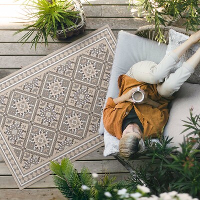 Covor de vinil acasă Motiv geometric arab oriental