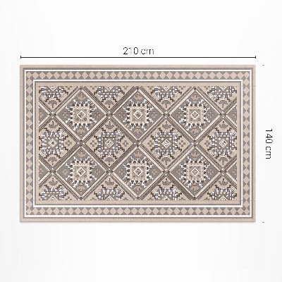 Covor de vinil acasă Motiv geometric arab oriental