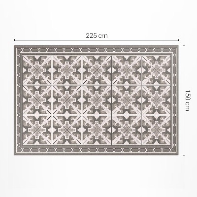 Covor de vinil acasă Plăci decorative geometrice romboidale