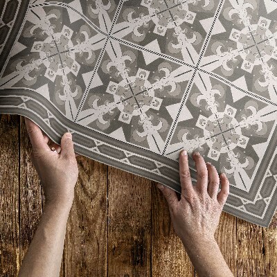 Covor de vinil acasă Plăci decorative geometrice romboidale