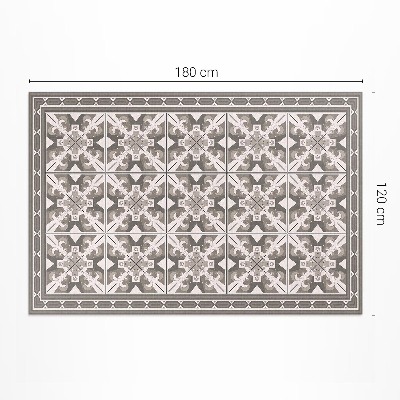 Covor de vinil acasă Plăci decorative geometrice romboidale