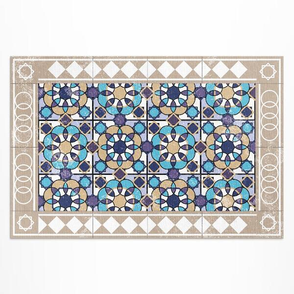 Covor interior din vinil Rhomba cube worn tiles