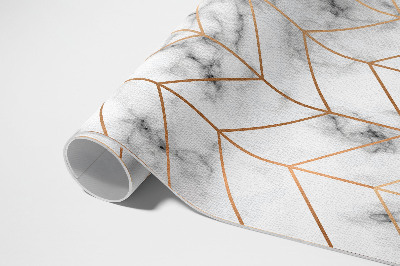 Covor de vinil acasă Linii moderne de marmură Herringbone
