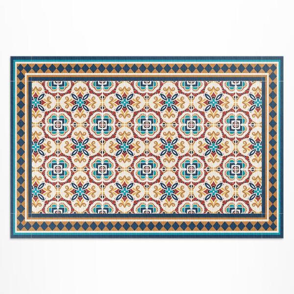 Covor de vinil Plăci decorative geometrice florale