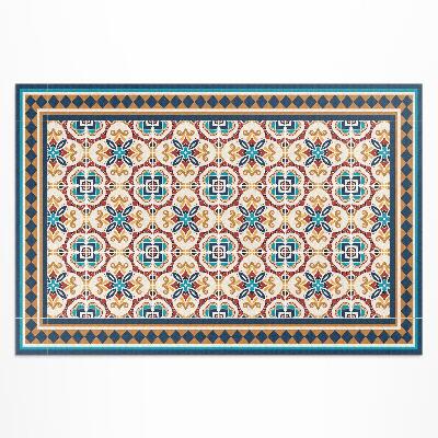 Covor de vinil Plăci decorative geometrice florale