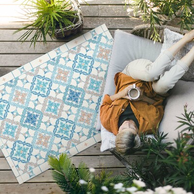 Covor interior din vinil Plăci decorative cu țesătură geometrică
